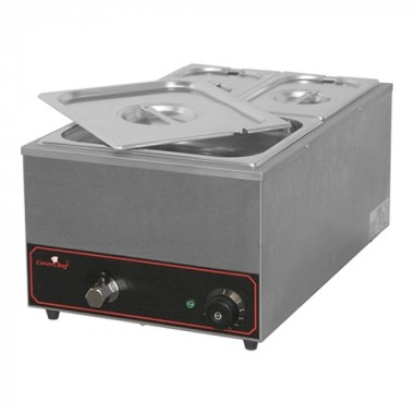 Bain marie 2 x 1/4 GN + 1x 1/2 GN 150mm- Caterchef star -  ref: 688032