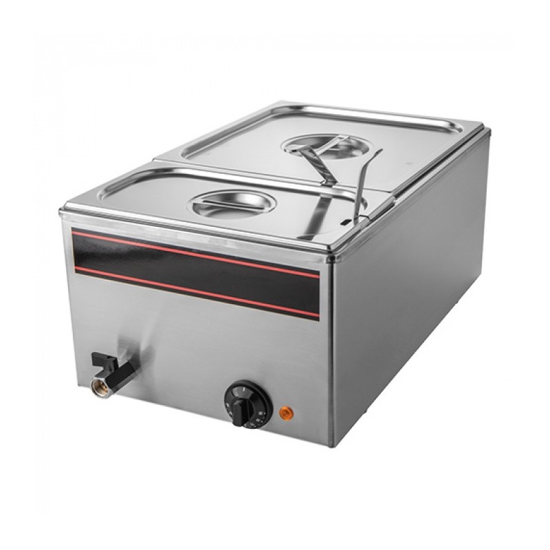 Bain marie avec soupape de vidange - Caterchef star -  ref: 508040