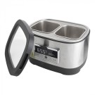 Bain marie 1,5 L x 2 - Caterchef star -  ref: 688106