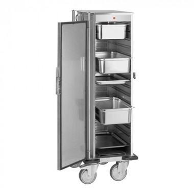 Chariot chauffant Inox 16 x GN 1/1 - Caterchef star -  ref: 710100
