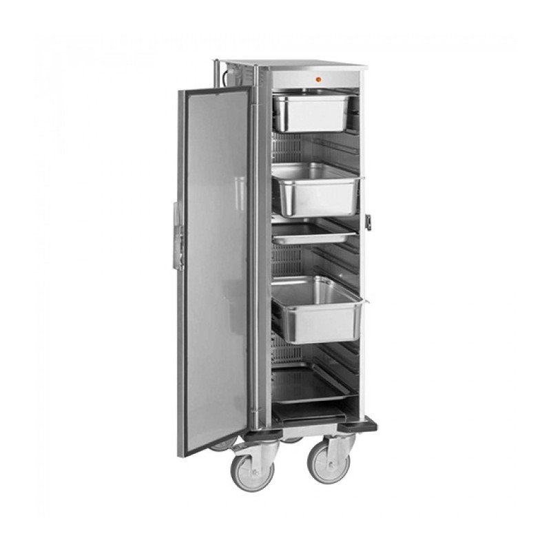Chariot chauffant Inox 16 x GN 1/1 - Caterchef star -  ref: 710100