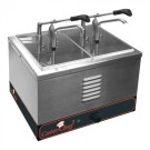 Chauffe-sauce a/dispenser double 1/4 GN - Caterchef star -  ref: 688225