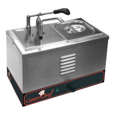 Chauffe-sauce a/dispenser avec compartiment 1/6 GN - Caterchef star -  ref: 688221