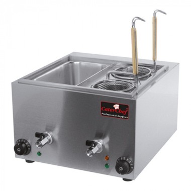 Cuiseur à pâtes avec chauffe sauce 8,8 L - Caterchef star -  ref: 688240