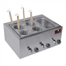 Cuiseur à pâtes avec chauffe sauce 13,2 L inox - Caterchef star -  ref: 688242