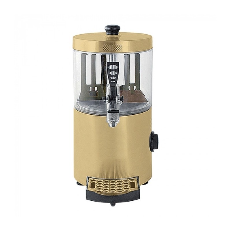 Distributeur de chocolat chaud 3 L doré - Caterchef star -  ref: 417023