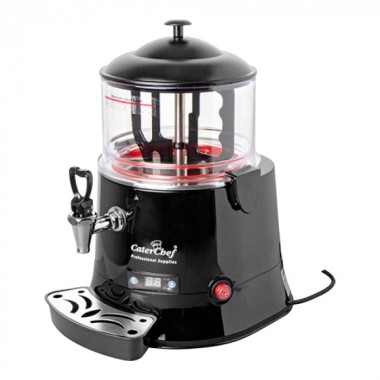 Distributeur de chocolat chaud 5 L noir - Caterchef star -  ref: 417105