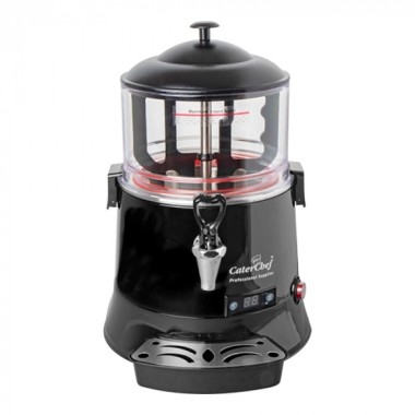 Distributeur de chocolat chaud 5 L noir - Caterchef star -  ref: 417105