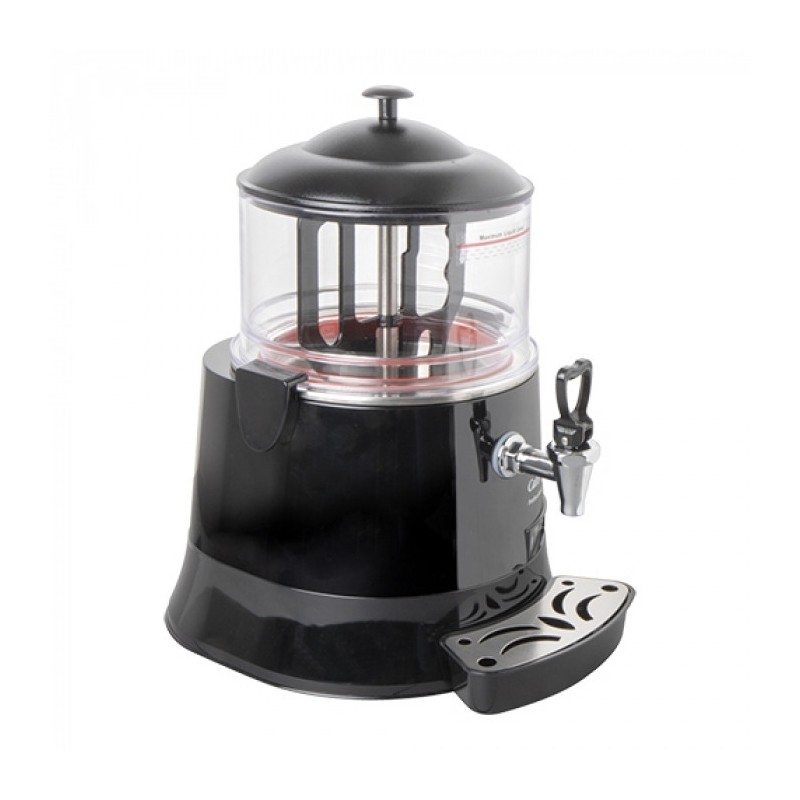 Distributeur de chocolat chaud 5 L noir - Caterchef star -  ref: 417105