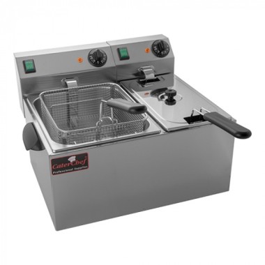Friteuse 4 L+ 6 L - Caterchef star -  ref: 680058