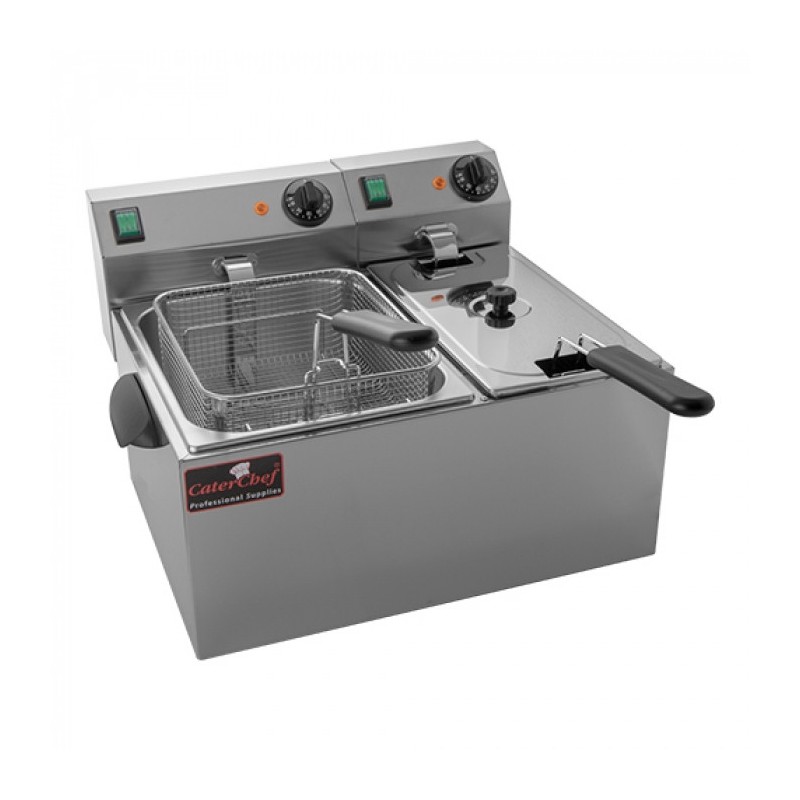 Friteuse 4 L+ 6 L - Caterchef star -  ref: 680058