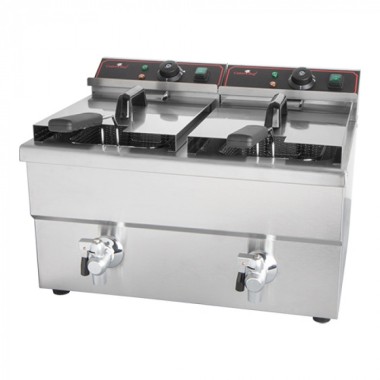 Friteuse 8 L + 8 L - Caterchef star -  ref: 688828