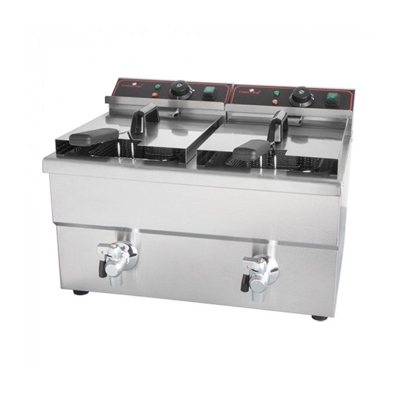 Friteuse 8 L + 8 L - Caterchef star -  ref: 688828