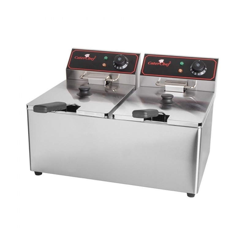 Friteuse 2 x 8L avec zone froide - Caterchef star -  ref: 688208