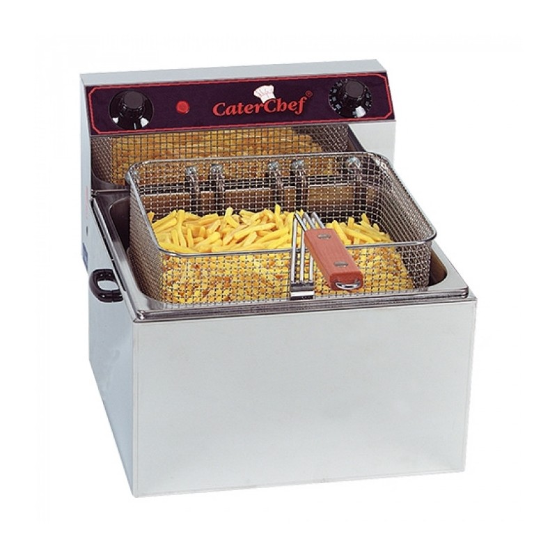 Friteuse 10 L inox - Caterchef star -  ref: 680010