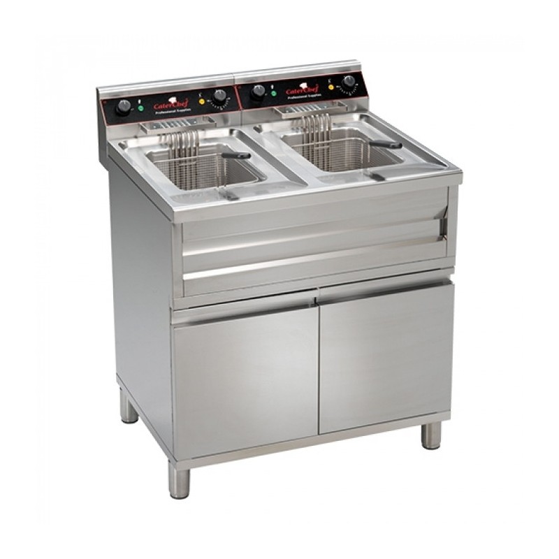 Friteuse sur meuble 12 L+ 12 L - Caterchef star -  ref: 508224