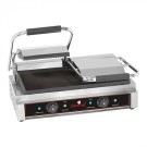 Grill de contact lisse-rainurée double - Caterchef star -  ref: 688420