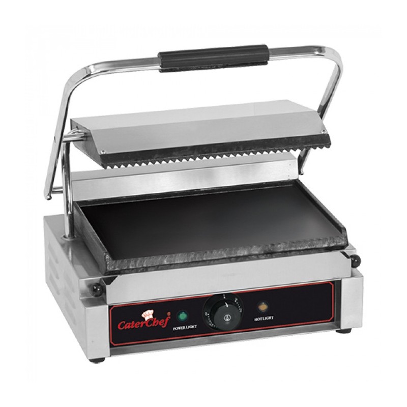 Grill de contact lisse-rainurée - Caterchef star -  ref: 688410