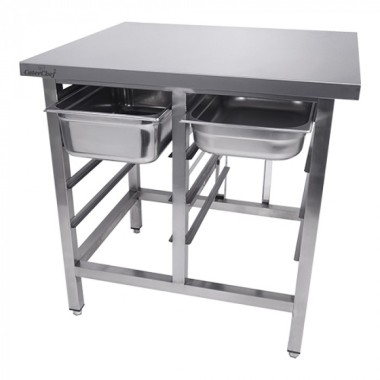 Table de préparation 90 cm - Caterchef star -  ref: 921008
