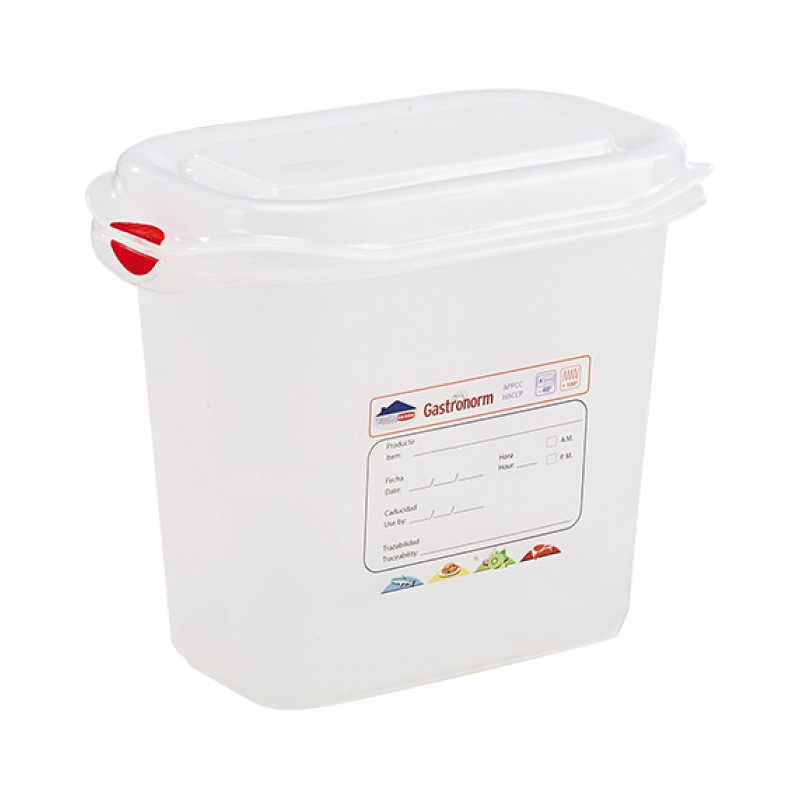 Boîte à aliments contenance 1.5 L GN 1/9 - Denox -  ref: 600350