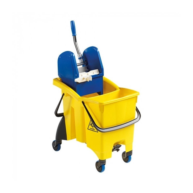 Chariot de nettoyage 2 compartiments 15 L + 15 L - Denox -  ref: 600100