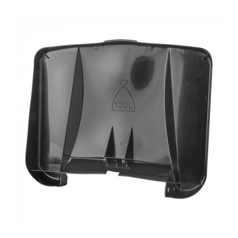 Couvercle poubelle noir pour poubelle 120 L - Denox -  ref: 600986