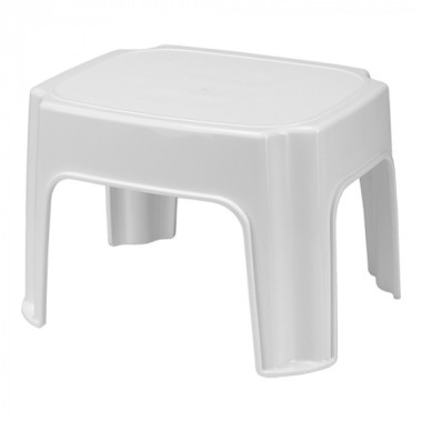 Escabeau blanc 24 .5 cm - Denox -  ref: 600005