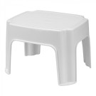 Escabeau blanc 24 .5 cm - Denox -  ref: 600005