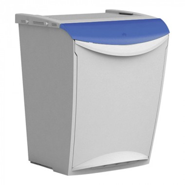 Poubelle bleu contenance 25 L - Denox -  ref: 600081