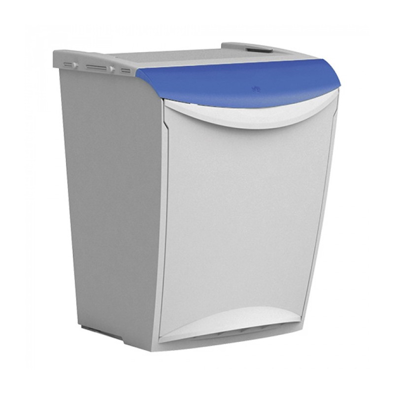 Poubelle bleu contenance 25 L - Denox -  ref: 600081