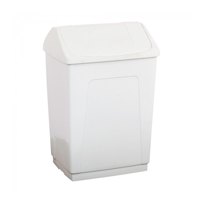 Poubelle couvercle basculant 620 x 420 mm 55 L - Denox -  ref: 600072