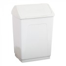 Poubelle couvercle basculant 620 x 420 mm 55 L - Denox -  ref: 600072