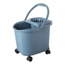 Seau sur roue avec essoreuse 16 L - Denox -  ref: 600025