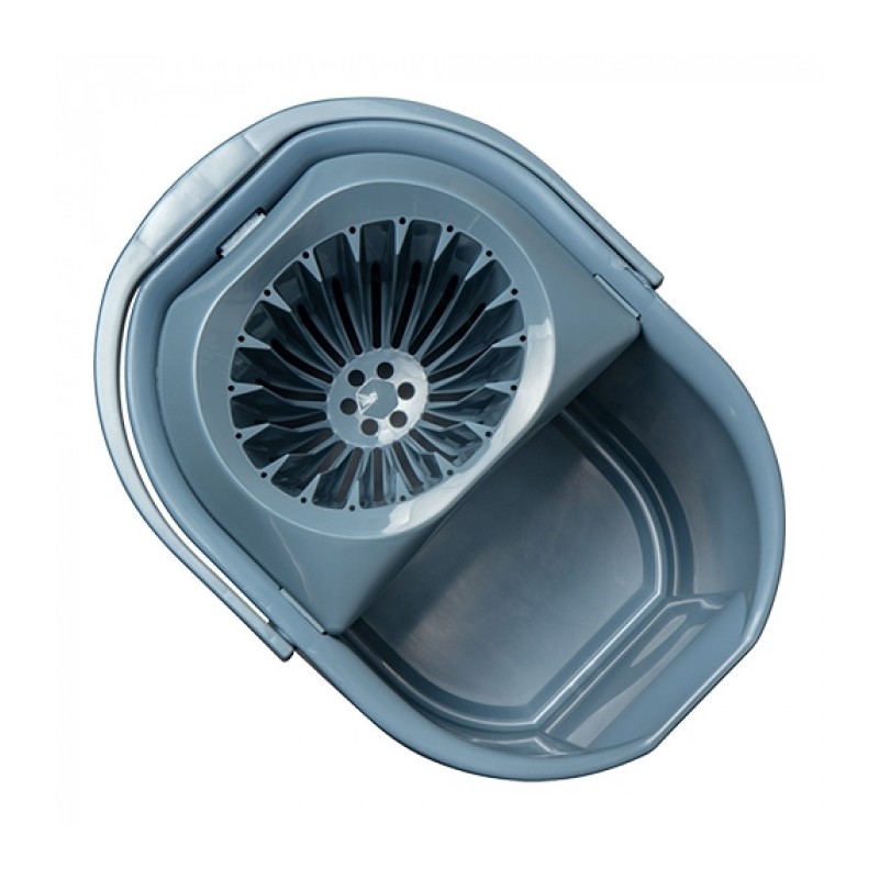 Seau sur roue avec essoreuse 16 L - Denox -  ref: 600025
