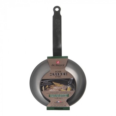 Poêle Lyonnaise Ø18cm - De buyer -  ref: 001001