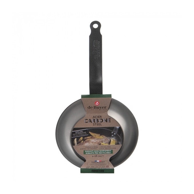 Poêle Lyonnaise Ø18cm - De buyer -  ref: 001001