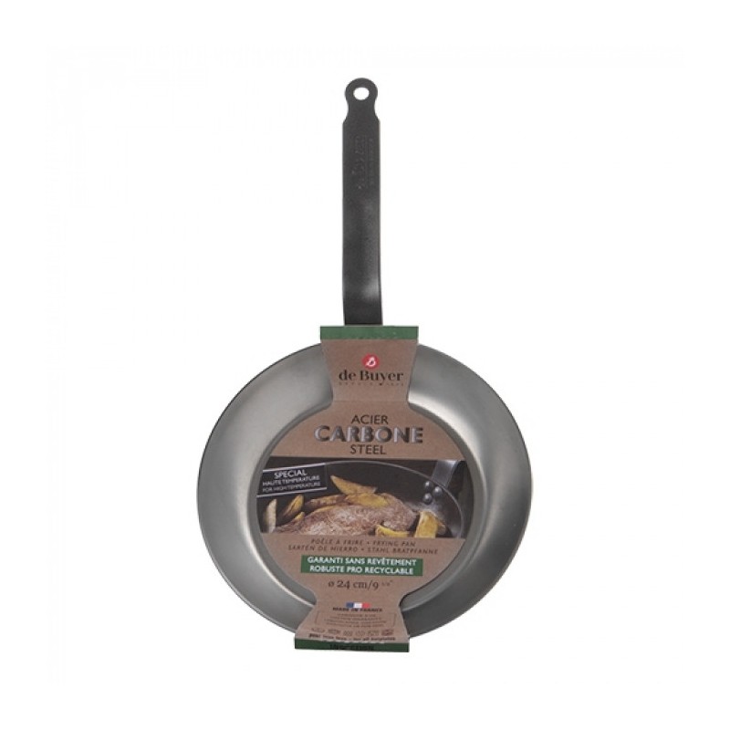 Poêle Lyonnaise Ø24cm - De buyer -  ref: 001004