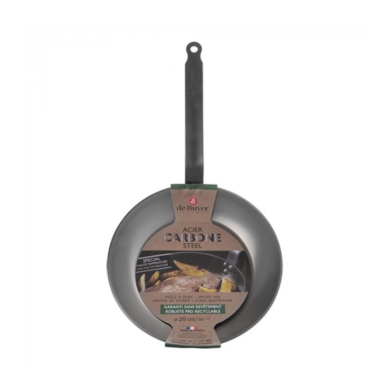 Poêle Lyonnaise Ø26cm - De buyer -  ref: 001005
