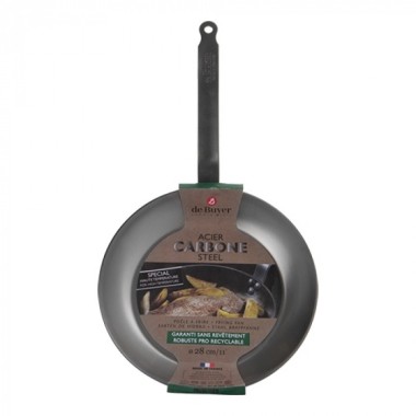 Poêle Lyonnaise Ø28cm - De buyer -  ref: 001006