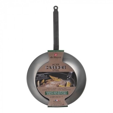Poêle Lyonnaise Ø30cm - De buyer -  ref: 001007