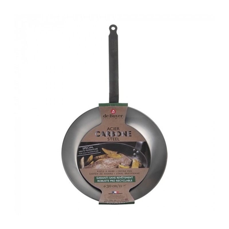 Poêle Lyonnaise Ø30cm - De buyer -  ref: 001007