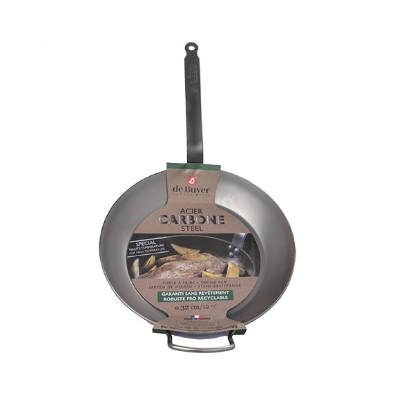 Poêle Lyonnaise Ø32cm - De buyer -  ref: 001008