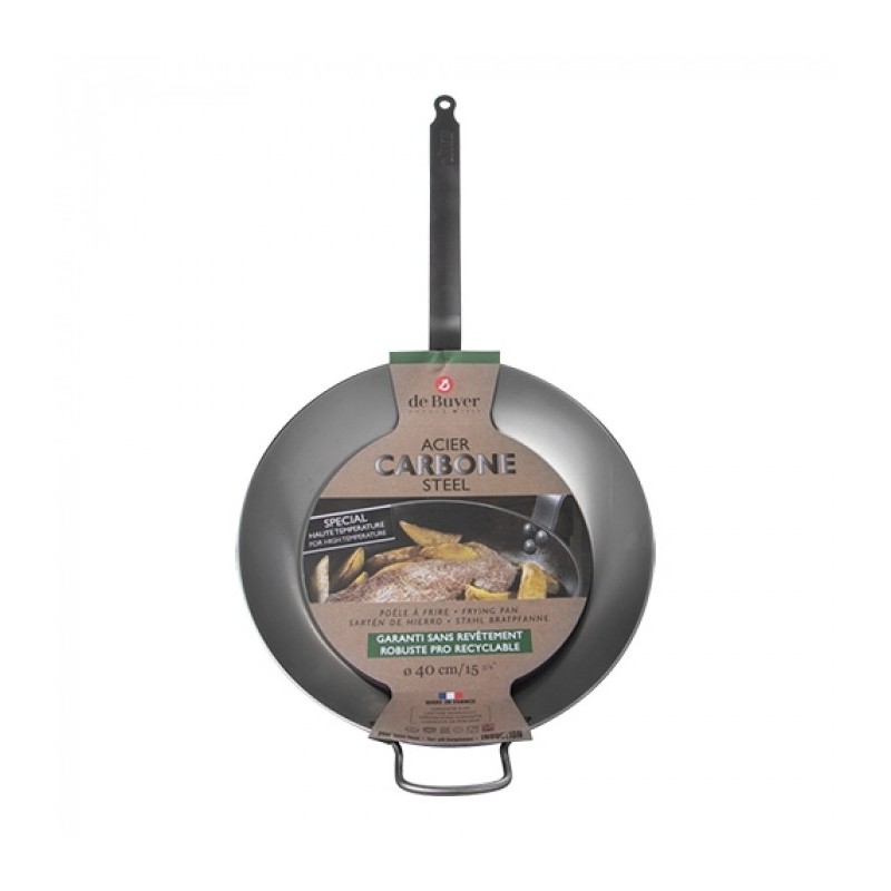 Poêle Lyonnaise Ø40cm - De buyer -  ref: 001010
