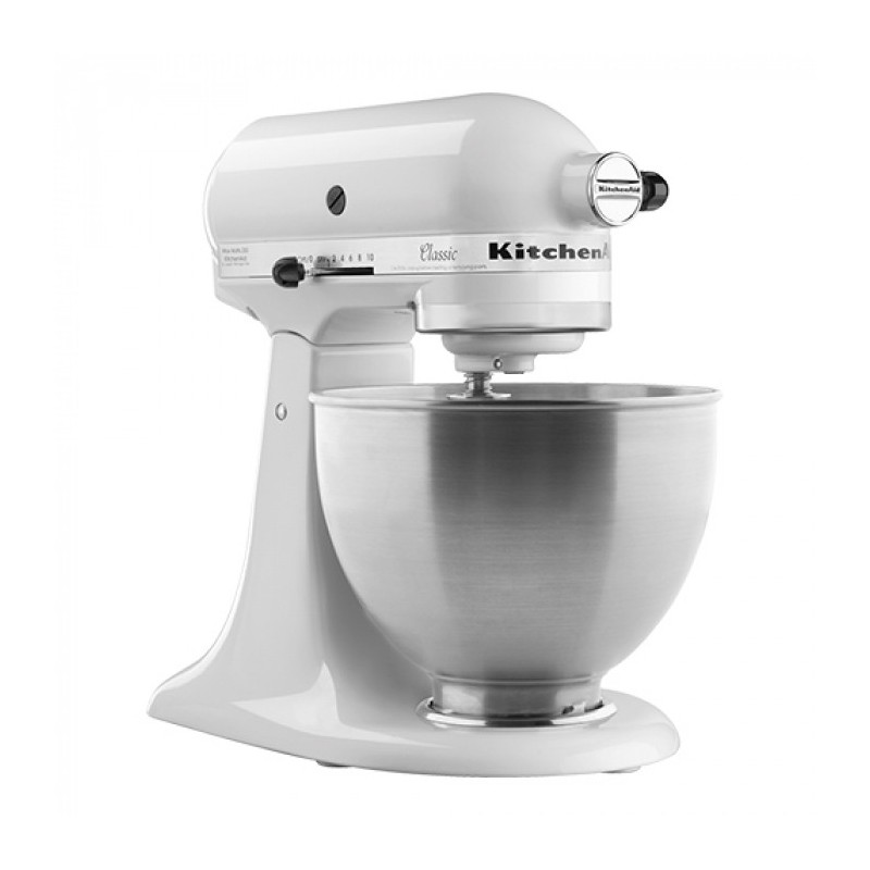 Batteur mélangeur professionnel 4,2 litres - Blanc - Série K45 - KitchenAid -  ref: 521004