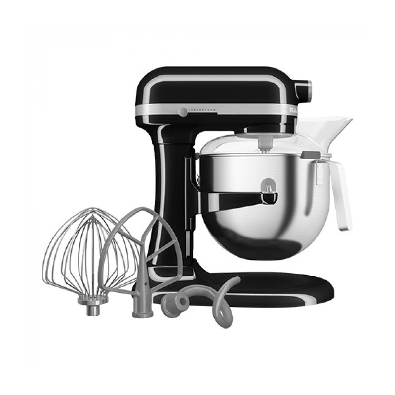 Batteur mélangeur professionnel 6,6 litres - Noir - Série K7 - KitchenAid -  ref: 521223