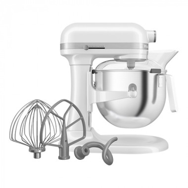 Batteur mélangeur professionnel 6,6 litres - Blanc - Série K7 - KitchenAid -  ref: 521220