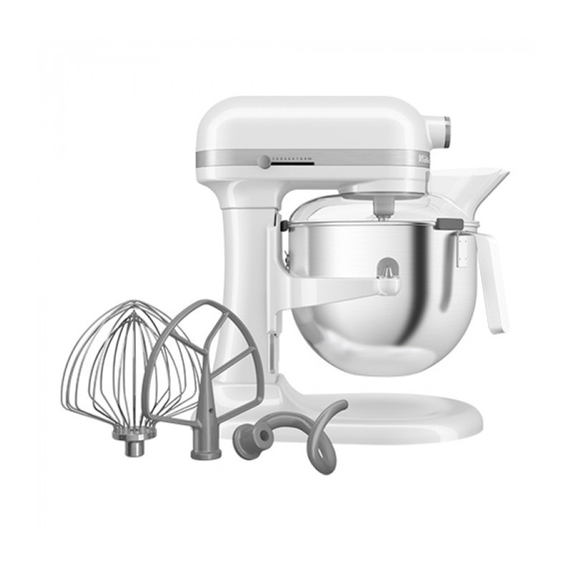 Batteur mélangeur professionnel 6,6 litres - Blanc - Série K7 - KitchenAid -  ref: 521220