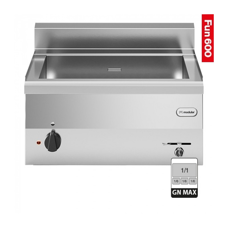 Bain marie - 1 x GN 1/1 + 3 x GN 1/6 - Fun 600 - Electrique - Modular -  ref: 318665