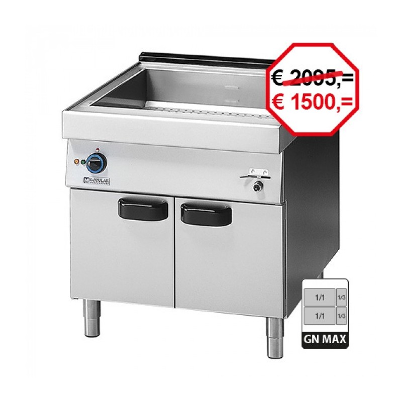 Bain marie 2 x GN 1/1 + 2 x GN 1/3 - Sensation 1100 - Gaz naturel - Modular -  ref: 316871