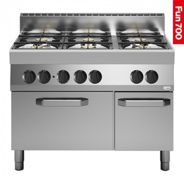 Fourneau 6-zones - Modular -  ref: 318704